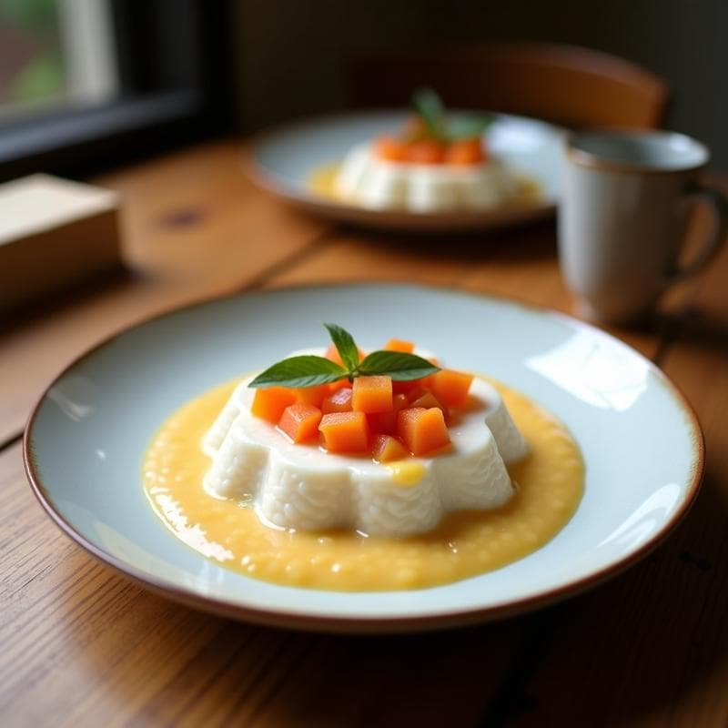 Porridge de Amaranto con Compota de Guayaba y Coco: Desayuno Sin Azúcar y Alto en Fibra