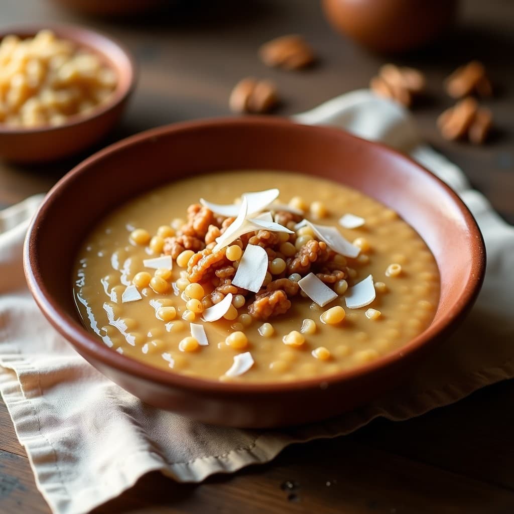 Porridge de Amaranto con Leche de Almendras y Pasta de Dátiles: Desayuno Azteca Keto