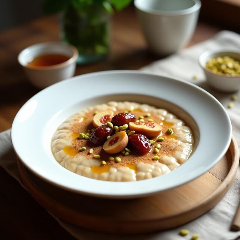 Porridge de Amaranto con Leche de Camello y Dátiles: Desayuno Emirati Alto en Proteína