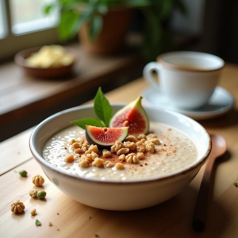 Porridge de Amaranto con Leche de Cardamomo y Higos: Desayuno Antiinflamatorio Keto