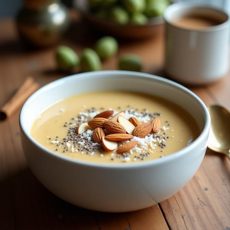 Porridge de Amaranto y Leche de Cardamomo: Desayuno Ayurvédico en Thermomix y Sin Lácteos