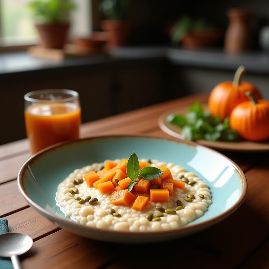 Porrige de Amaranto con Leche de Coco y Semillas de Calabaza: Desayuno Azteca Sin Gluten