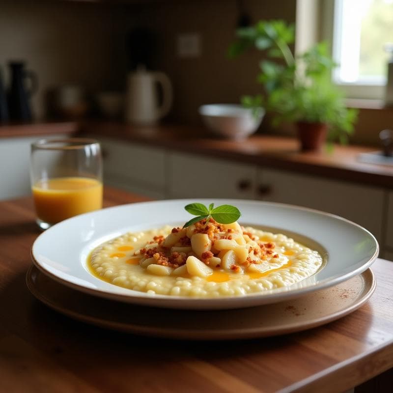 Porridge de Amaranto con Leche de Cúrcuma y Dátiles: Desayuno Sin Gluten y Energético
