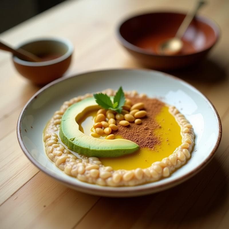 Porridge de Amaranto con Puré de Maracuyá y Semillas de Sacha Inchi: Desayuno Peruano Keto