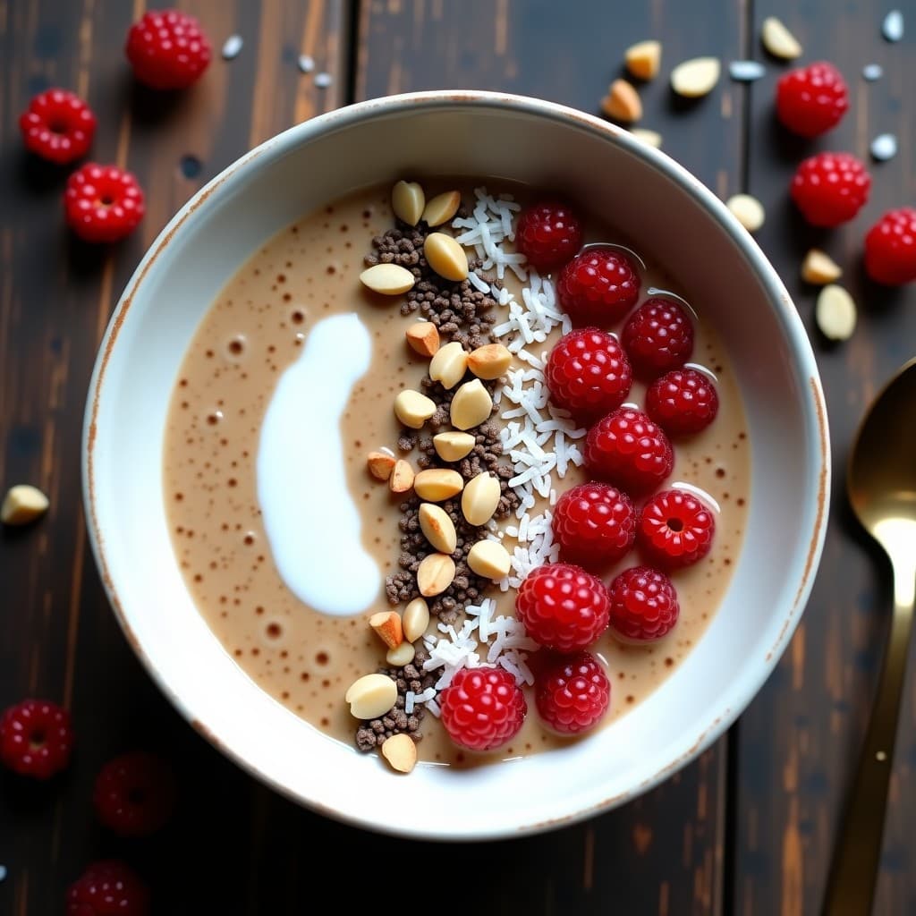 Porridge de Amaranto y Moras de Goji: Desayuno Antioxidante con Leche de Cardencha