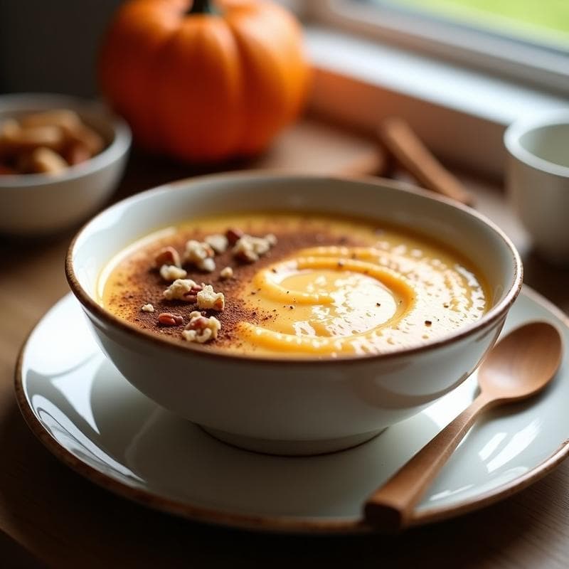 Porridge de Amaranto con Puré de Calabaza y Canela: Desayuno Sin Lactosa y Keto