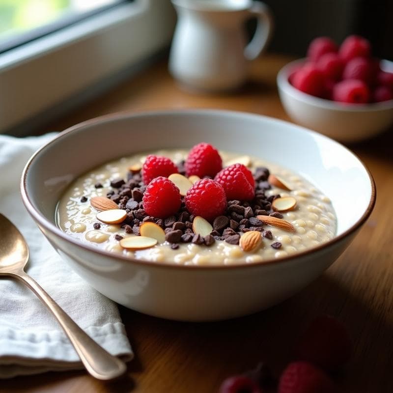 Porridge de Avena con Cacao Nibs: Receta Proteinada para Desayunos Energéticos