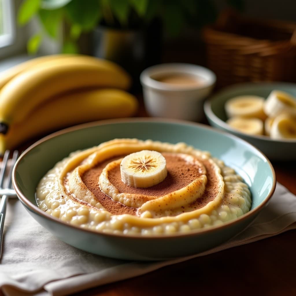 Porridge de Harina de Banana Verde y Canela: Desayuno Brasileño Keto Sin Azúcar en Thermomix