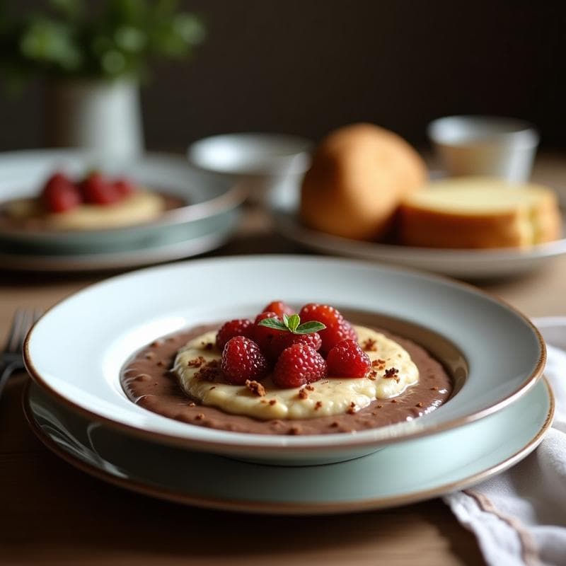 Porridge de Cacao y Plátano Macho: Desayuno Keto con Textura Cremosa y Sin Granos