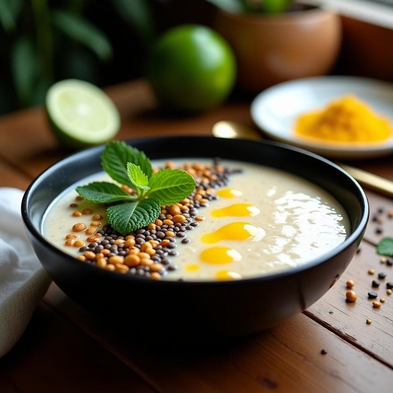 Porridge de Semillas de Chía y Leche de Tigre: Desayuno Peruano Superalimentado