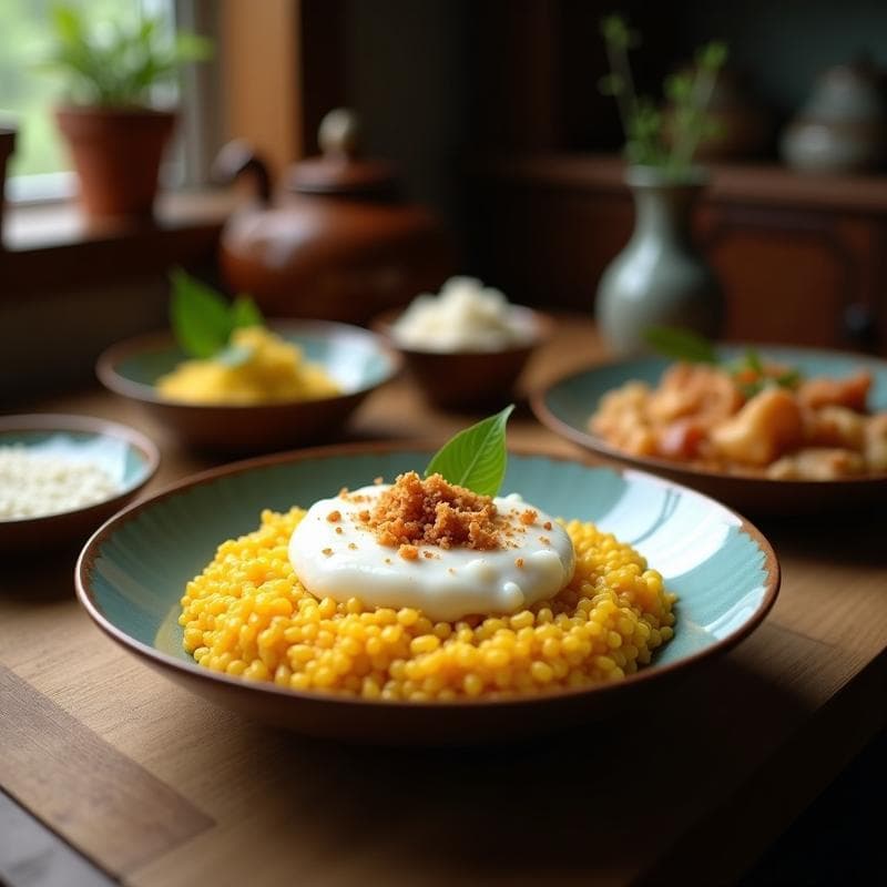 Porridge de mijo y coco: Desayuno africano sin lactosa y alta en fibra