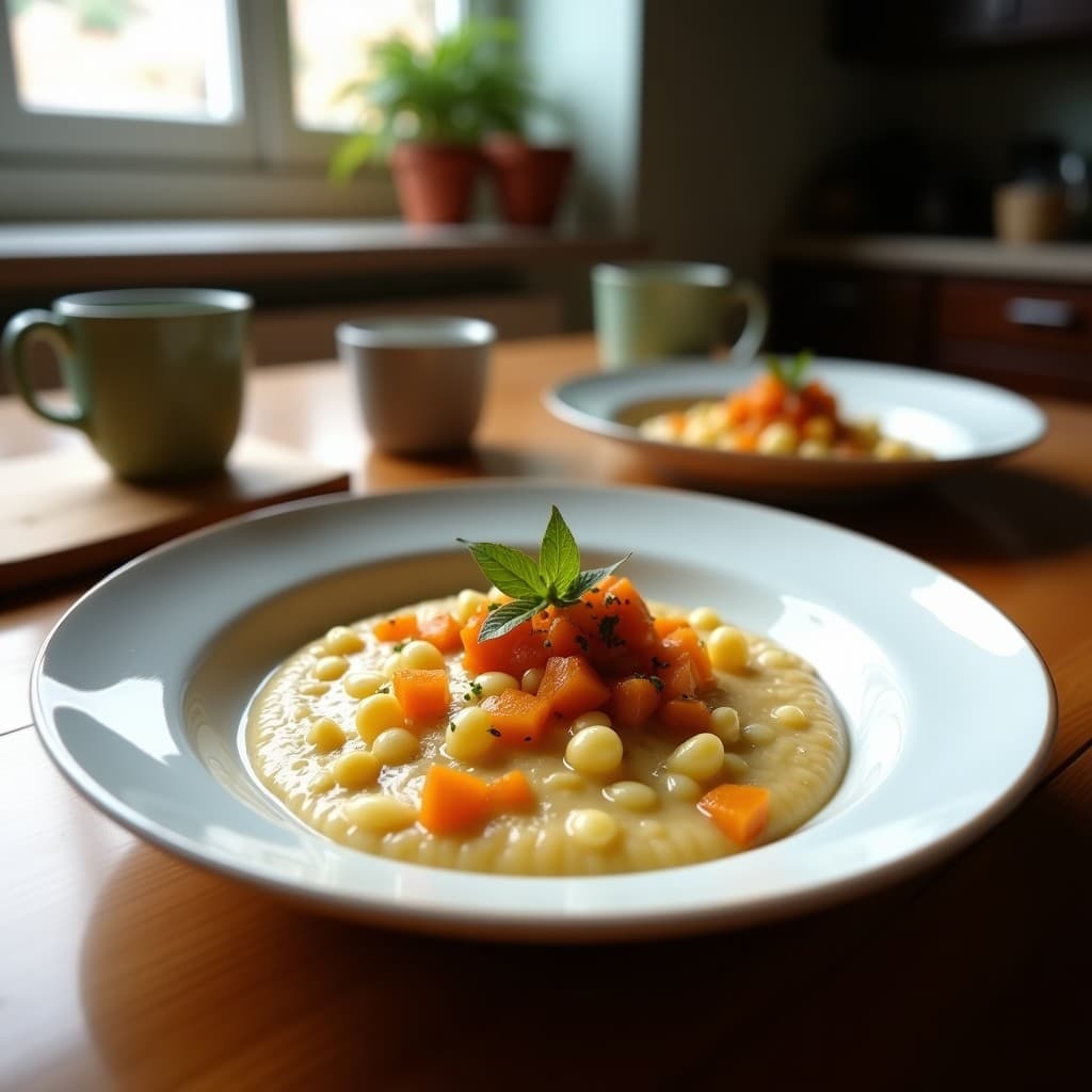 Porridge de Mijo con Compota de Higo Negro y Nuevo de Castaña: Desayuno Portugués Keto