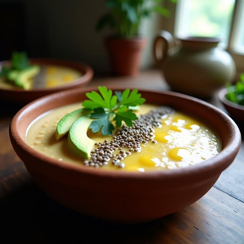 Porridge de Mijo y Leche de Tigre: Desayuno Peruano Proteico Sin Lactosa