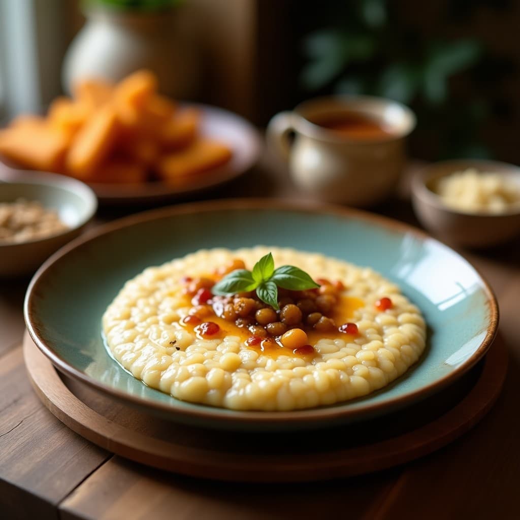 Porridge de Mijo Negro con Leche de Coco y Pasta de Tamarindo: Desayuno Africano Keto