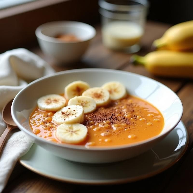 Porridge de Quinoa y Acerola con Crema de Anacardos: Desayuno Brasileño Antiinflamatorio en 10 Minutos