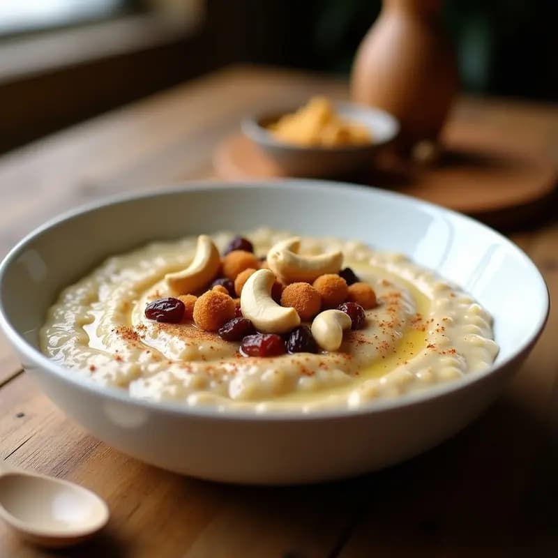 Porridge de Quinoa con Leche de Anacardo y Cardamomo: Desayuno Ayurvédico para la Digestión