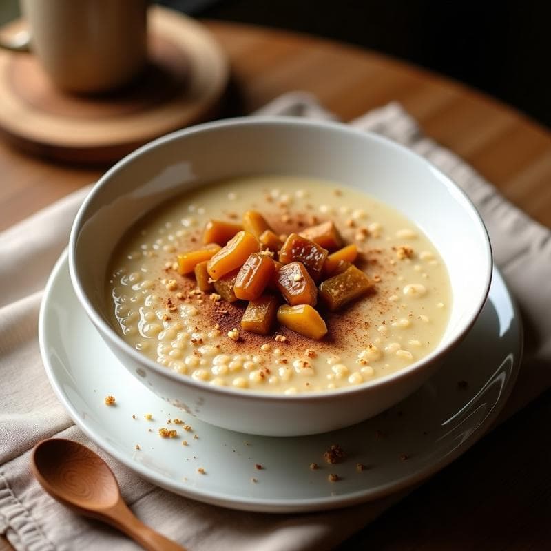 Porridge de Quinoa con Leche de Camello y Dátiles: Desayuno Energético y Sin Lactosa
