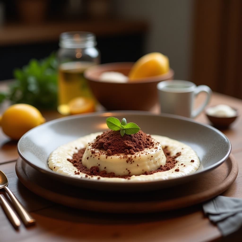 Porridge de Semillas de Lino y Cacao con Plátano: Desayuno Keto y Alta en Fibra