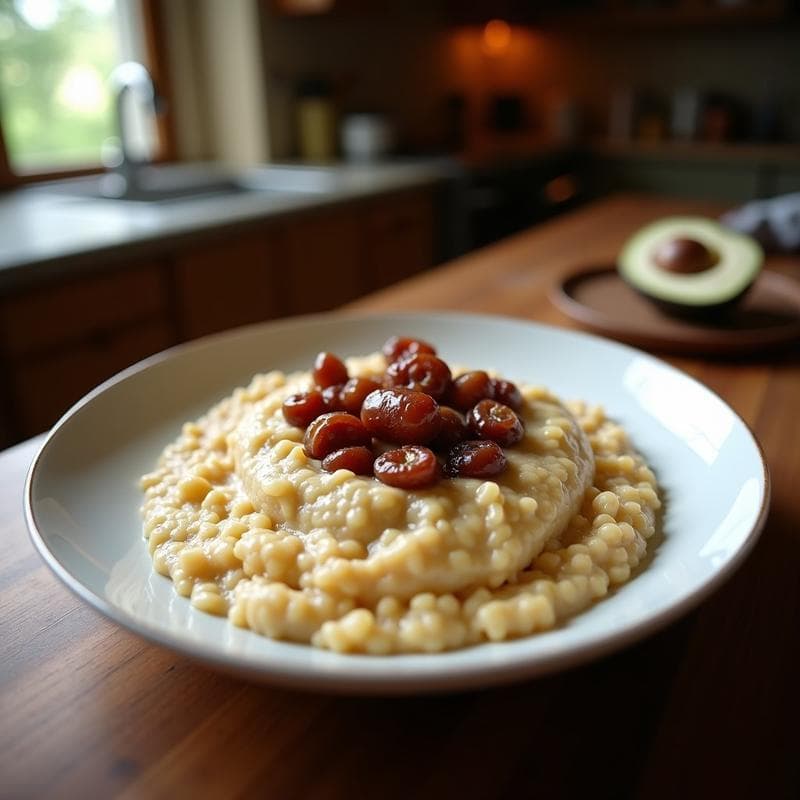 Porridge de Teff con Leche de Coco y Dátiles: Desayuno Etiopé Keto y Sin Azúcar