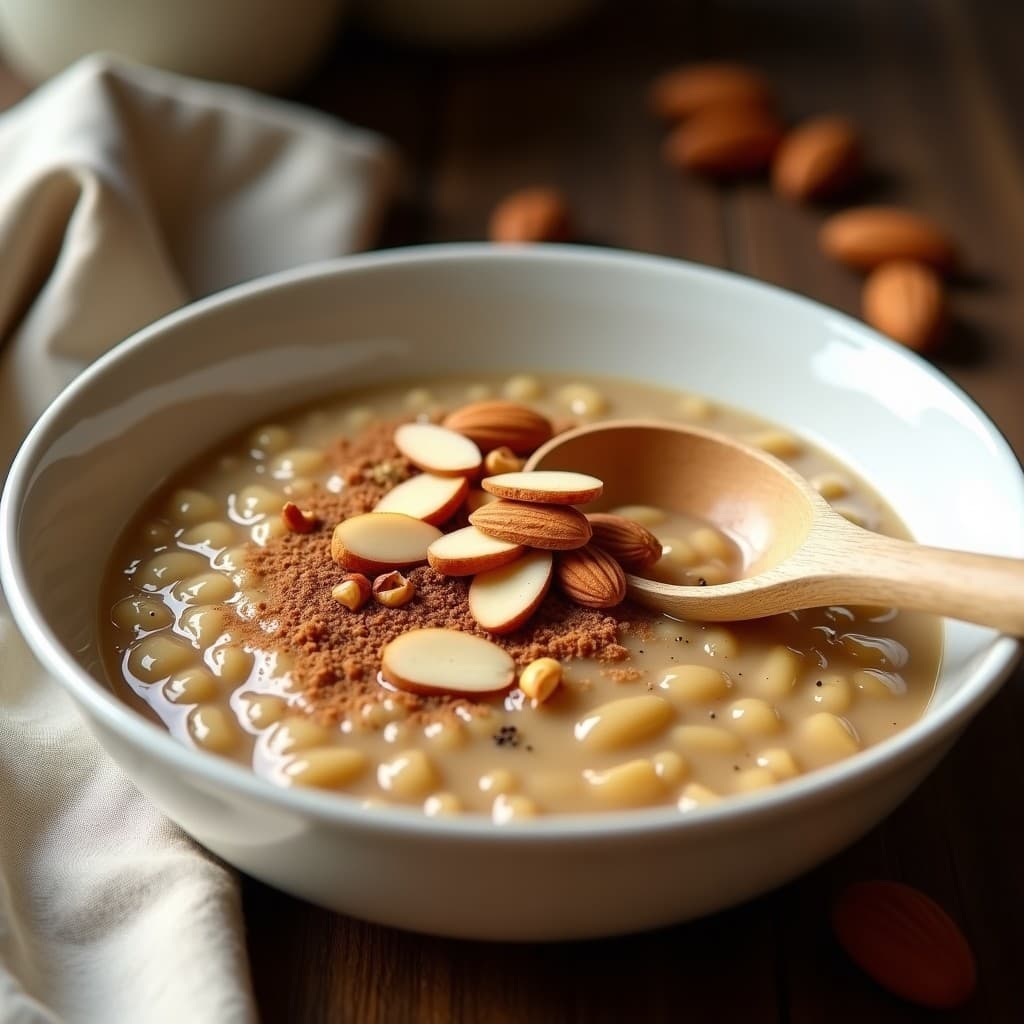 Porridge de Trigo Sarraceno y Polvo de Reishi con Canela: Desayuno Inmunoestimulante Vegano