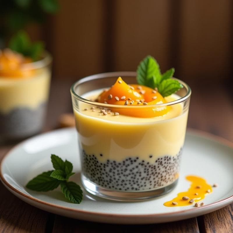 Postre de Chía con Leche de Tigre y Maracuyá: Receta Peruana Sin Azúcar y Alta en Omega-3