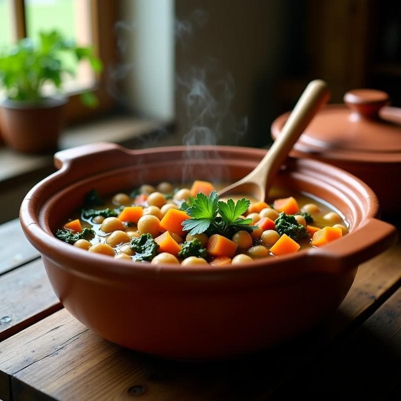 Potaje de Garbanzos con Acelgas: Receta de Abuela Tradicional y Nutritiva
