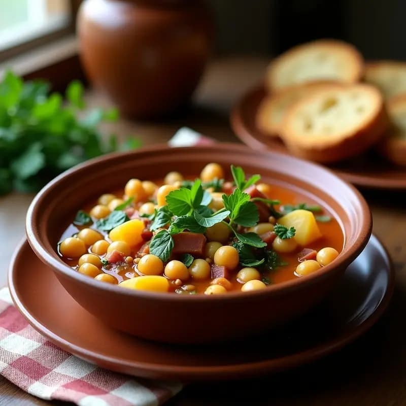 Potaje de Garbanzos y Berros: Receta Extremeña de Cuaresma