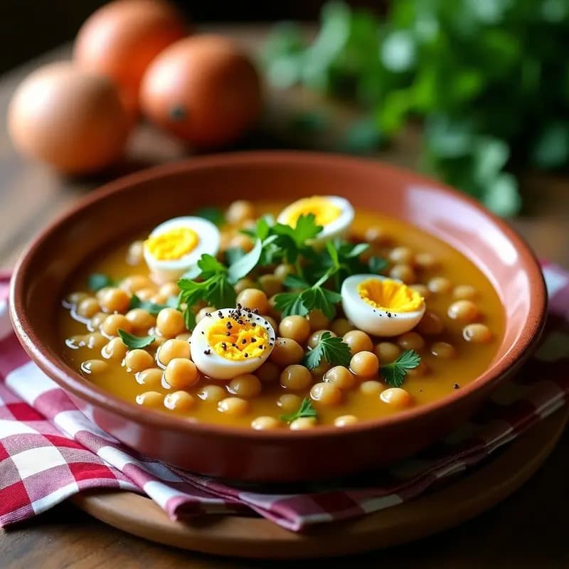 Potaje de Garbanzos con Berros: Receta Murciana Rica en Hierro