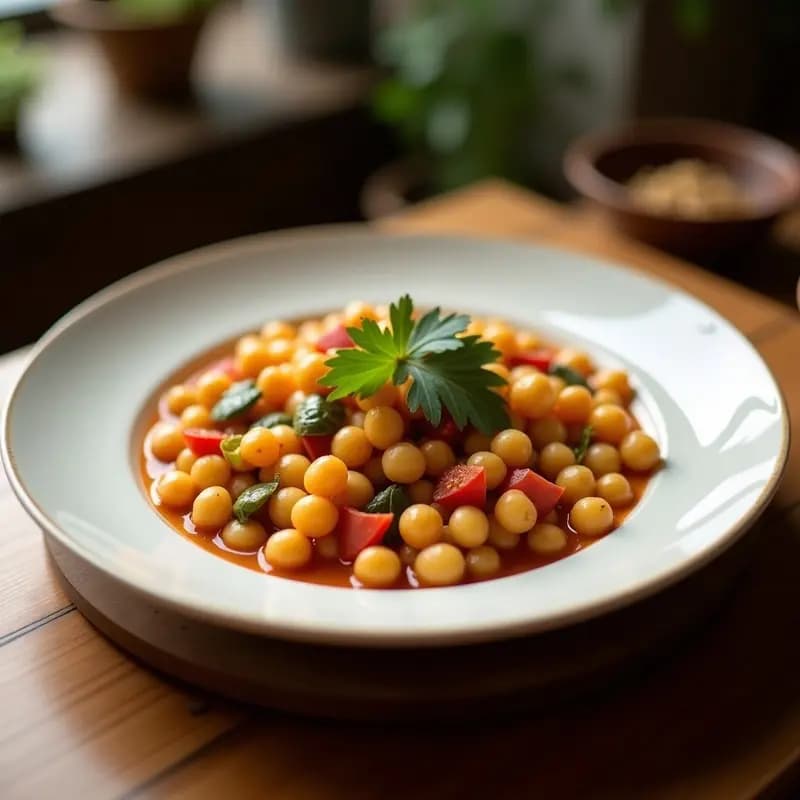 Potaje de Garbanzos con Chacinas y Verduras: Receta de Olla Tradicional Española para Invierno