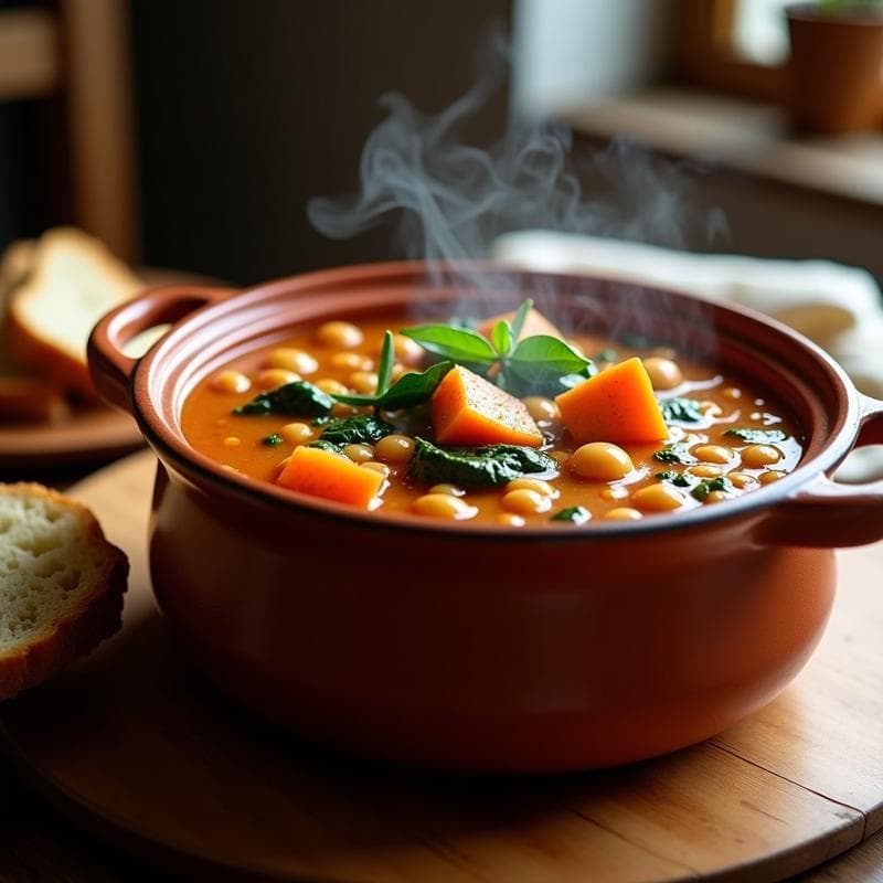 Potaje de Garbanzos con Espinacas: Receta Tradicional y Económica para 4