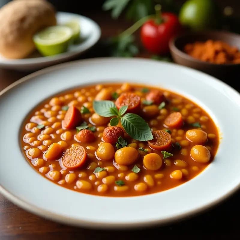 Pottage de Lentejas Corail y Coco: Receta Francesa en Thermomix con Toque Exótico