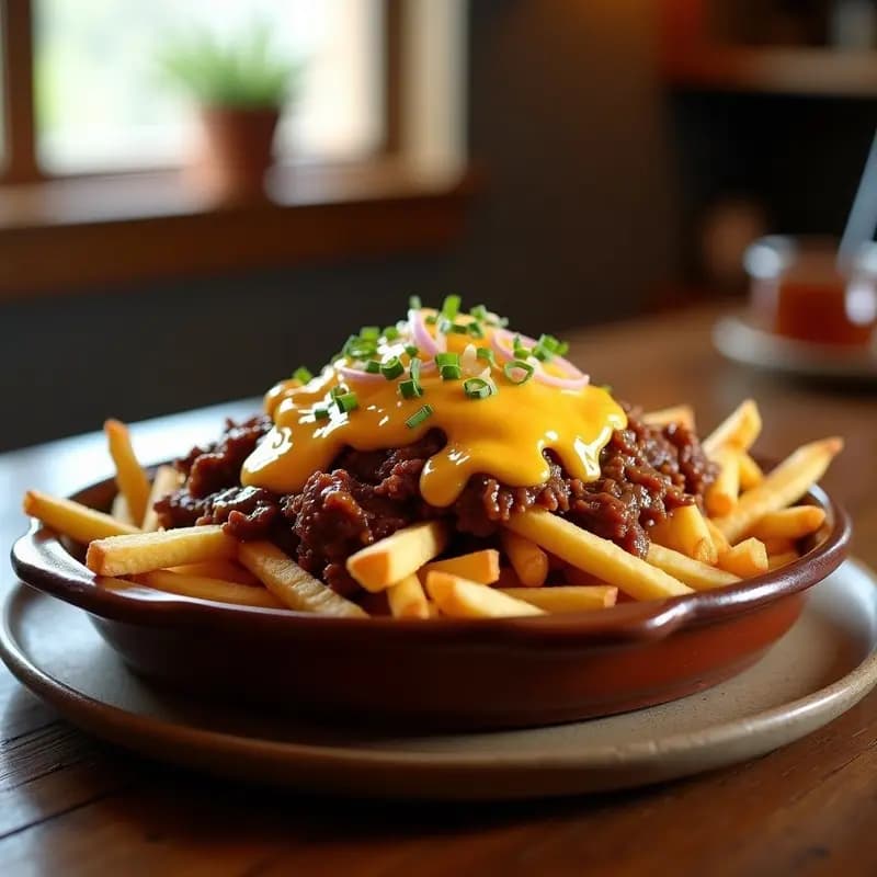 Poutine de Pulled Pork y Queso Cheddar: Receta Canadiense para Amantes de la Carne