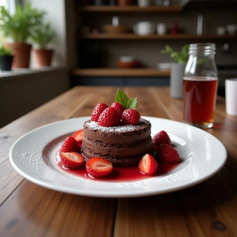 Praline de Chocolate Belga con Fresas: Postre Elegante y Sin Azúcar en 15 Minutos