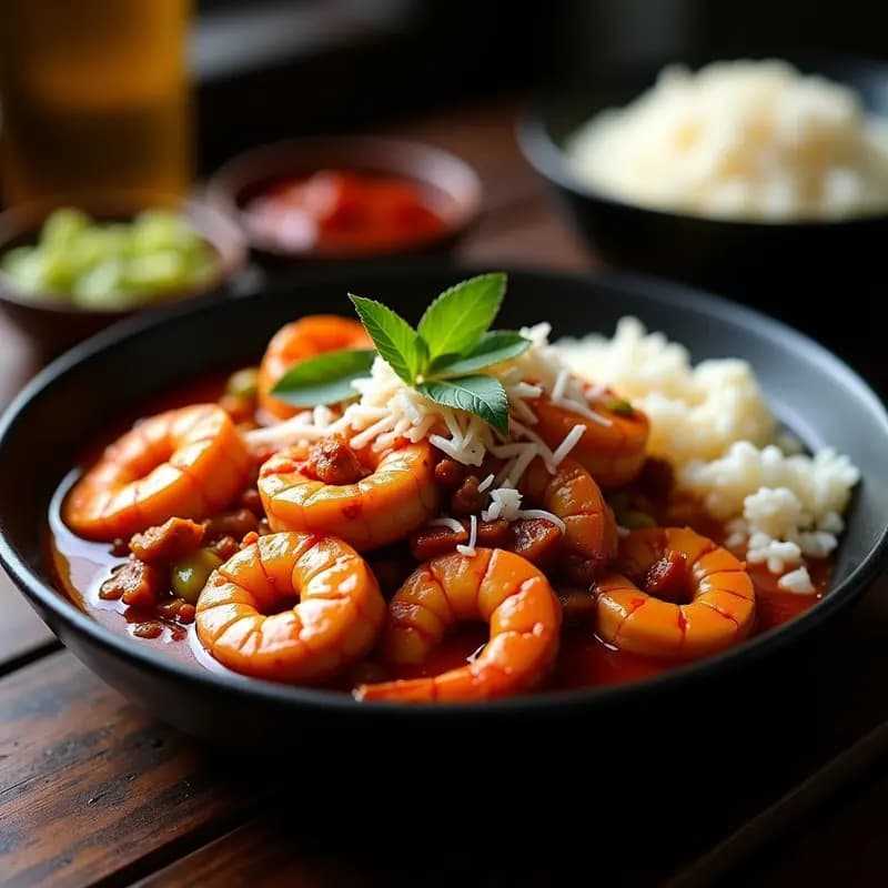 PRAWN BALCHAO Goana: Curri de Camarones Picante y Aromático en 30 Minutos