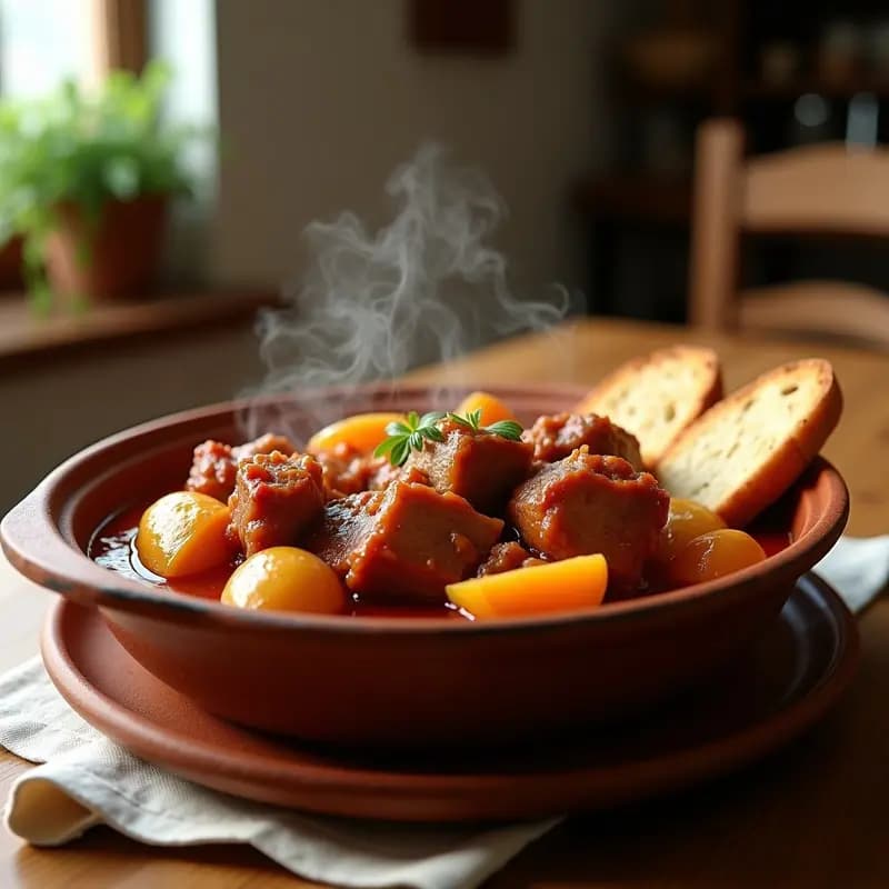 Pringá de Carnitas con Patatas: Receta Andaluza para Acompañar con Pan