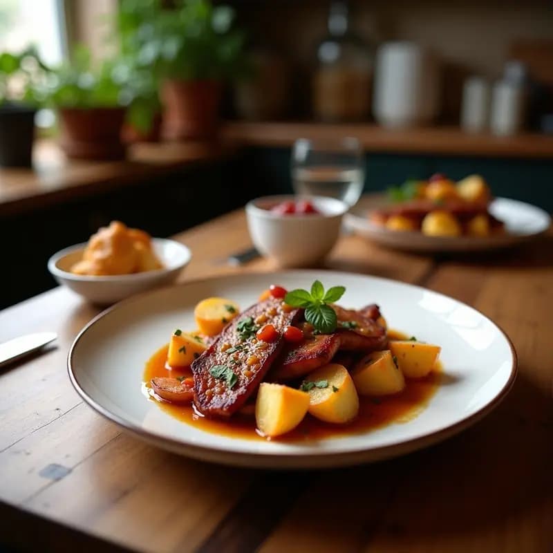 Pringá de Cerdo Ibérico con Patatas: Receta Andaluza para Tapas y Montaditos