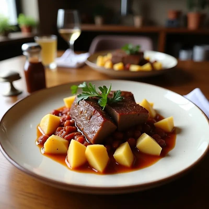 Pringá de Lomo con Morcilla y Patatas: Receta Sevillana para Tapas
