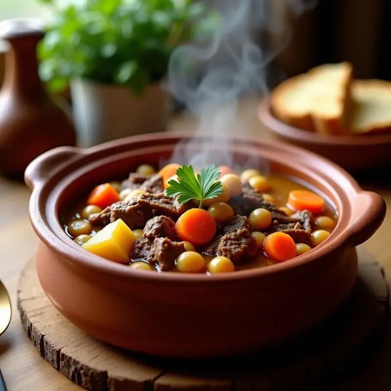 Pringá de Morcillo: Guiso Andaluz de Carnes y Verduras en Olla Lenta