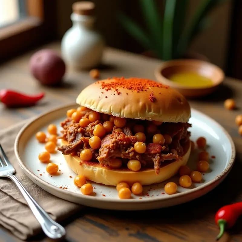 Pringá de Potaje Anduz con Garbanzos: Receta Sevillana con Toque Tradicional