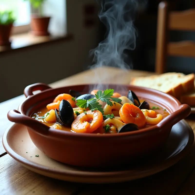 Produtos do Mar a la Gallega: Receta Española de Mariscos y Almejas en 20 Minutos