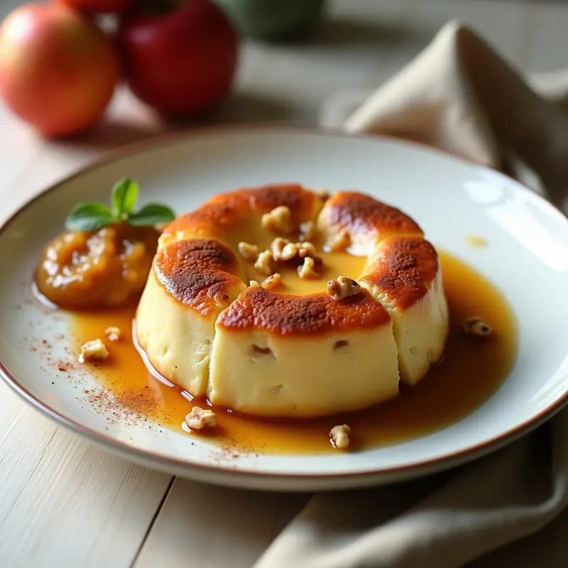Proutine con Compota de Manzana: Postre Francés Clásico Sin Azúcar