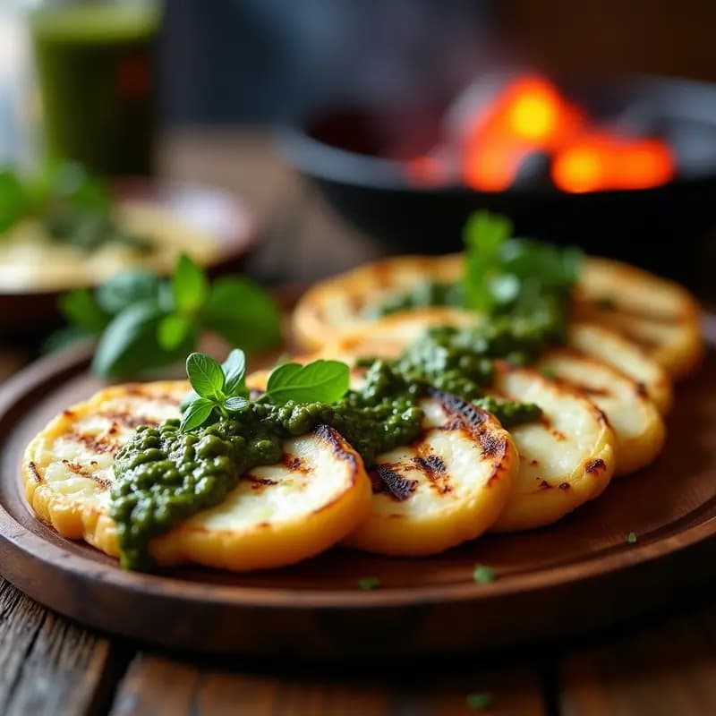 Provoleta Argentina a la Parrilla con Chimichurri y Oregano: Entrante Fundido en 10 Minutos