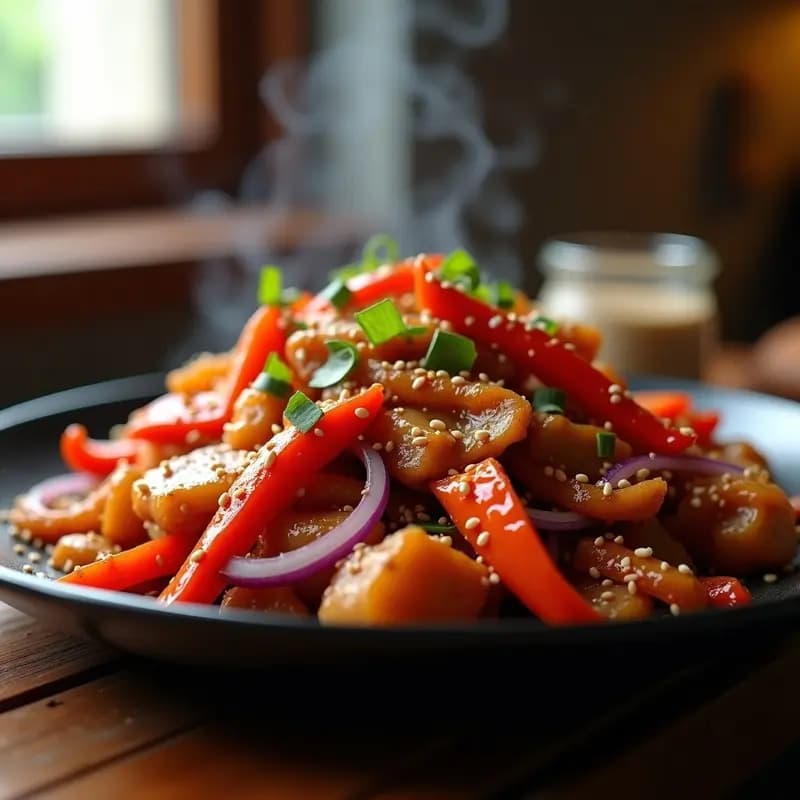 PSwing de Cerdo al Estilo Szechuan: Receta China Picante y Crujiente en Airfryer