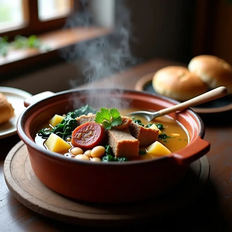 Pucheiro Gallego con Carne, Grelos y Patatas: Receta de Invierno en Olla