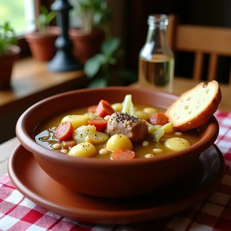 Pucheiro Gallego con Repollo y Lacón: Receta de Cocido Tradicional