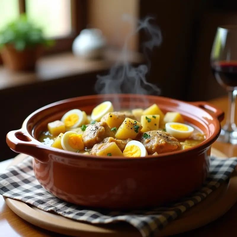 Pucheiro de Pollo con Patatas y Repollo: Receta Gallega de Cocido ligero
