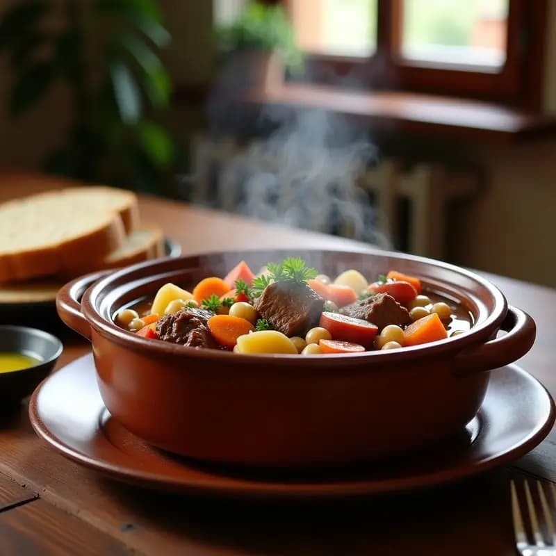 Puchero Andaluz con Carnes y Verduras: Guiso de Invierno para Compartir