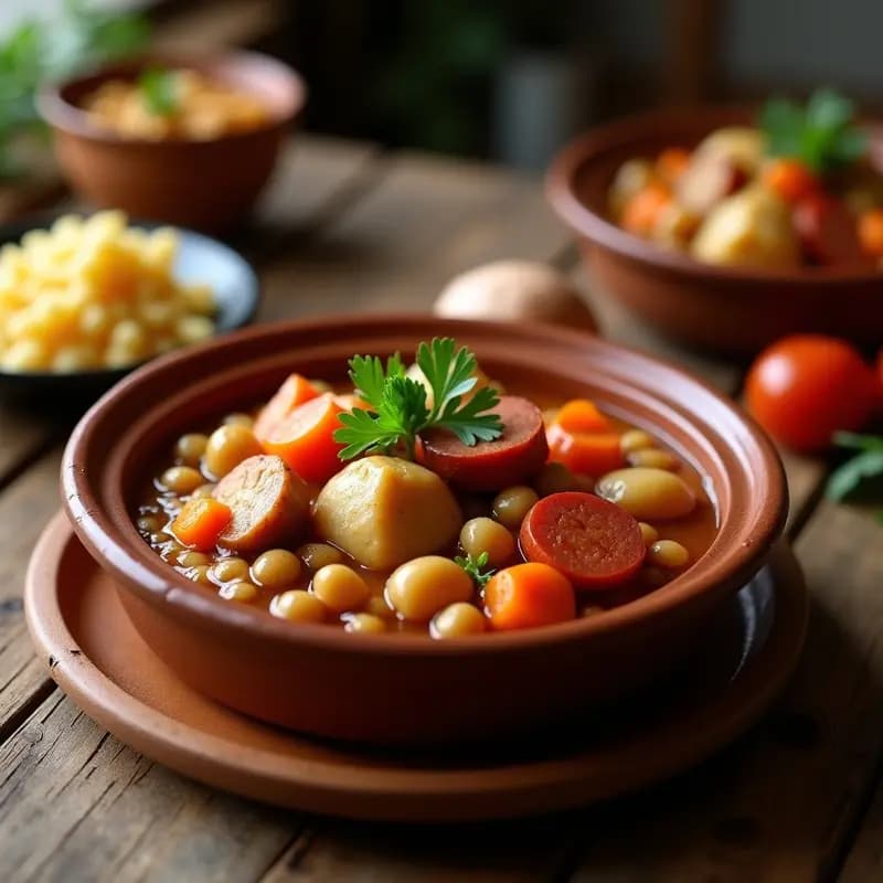 Puchero Andaluz con Garbanzos y Carnes: Receta Familiar para Domingos