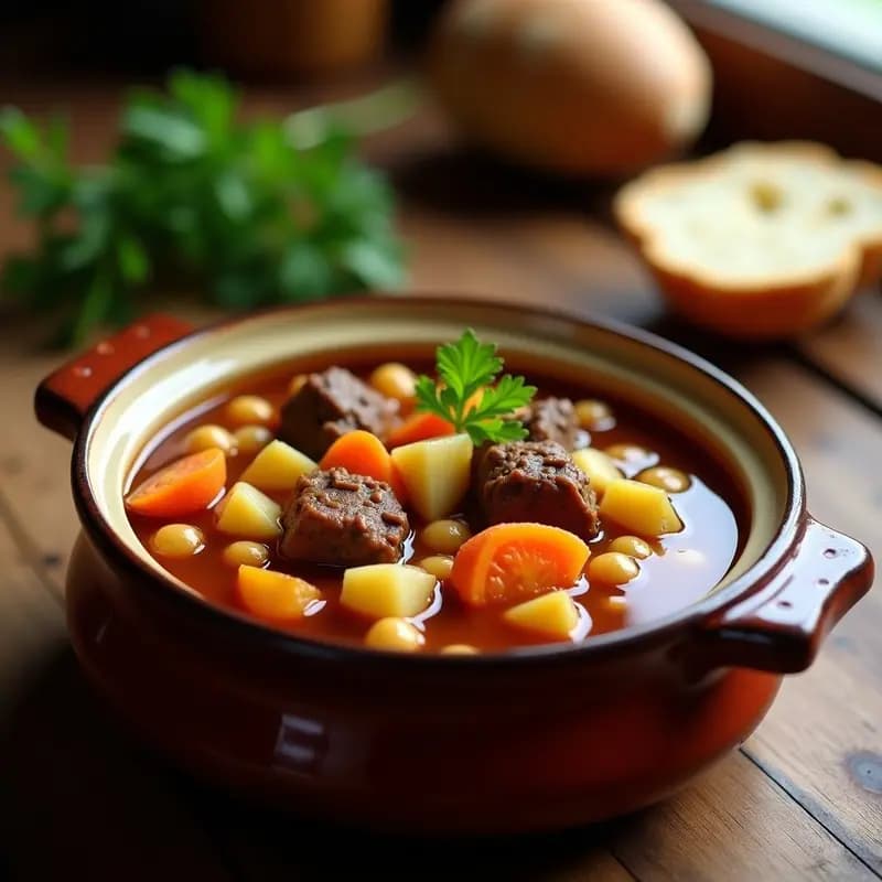 Puchero Andaluz con Garbanzos y Morcillo: Receta de Olla Express Reconfortante