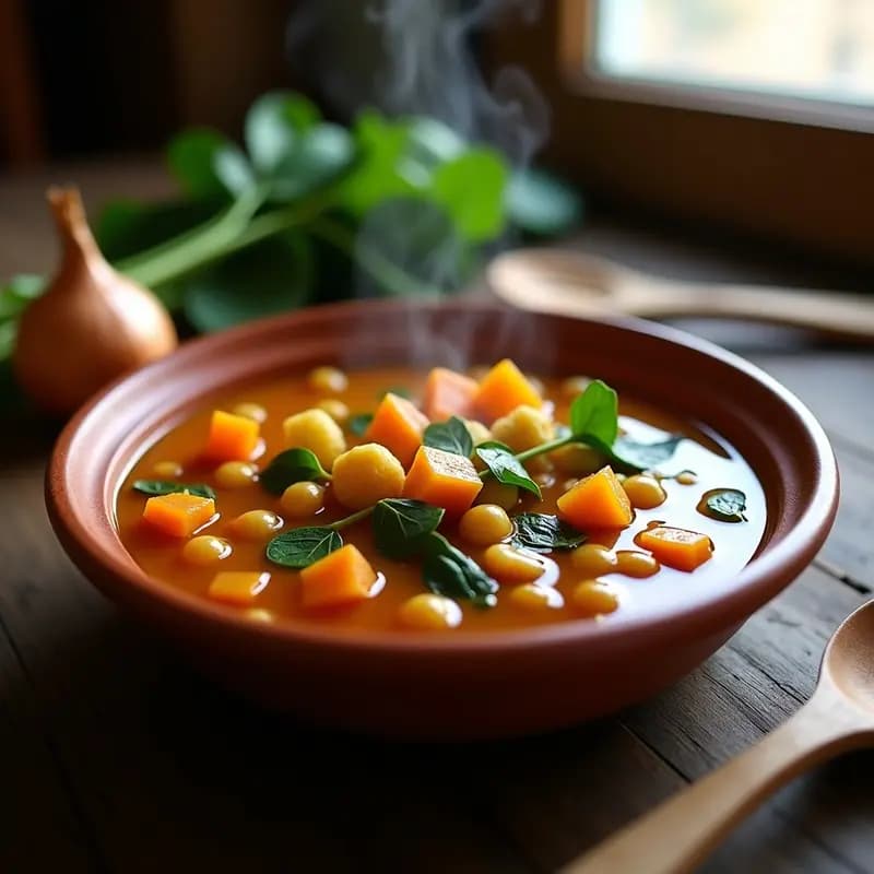 Puchero Andaluza sin Carne: Receta de Legumbres y Verduras para Dietas Veganas